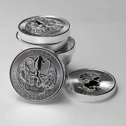 Silver coins for investment purposes